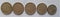 Old Greece Greek coins currency in different shape and size