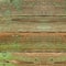 Old greeen wood plank background.