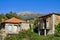 Old Greek Mountain Village Houses