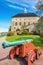 Old green bronze cannon, Akershus Castle, Oslo