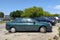 Old green Renault Laguna 2,2 first model parked right side view