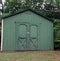 Old green shed