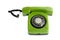 Old green telephone