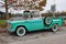 Old green vintage Chevrolet 3600 pickup truck classic