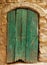 Old Green Wooden Door 2