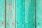 Old green wooden fence background