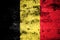 Old grunge Belgium background flag