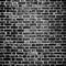 Old Grunge Black and White Brick Wall Background