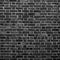 Old Grunge Black and White Brick Wall Background. Abstract Brickwall Texture Close up. Monochrome Background. Square Wallpaper or