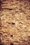 Old grungy background of a brick wall texture