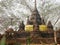 Old grungy rotten pagodas  chedi  - Buddhist religious architecture