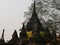 Old grungy rotten pagodas  chedi  - Buddhist religious architecture
