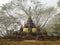 Old grungy rotten pagodas  chedi  - Buddhist religious architecture