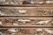 Old grungy wood plank background natural wood grain pattern with scratch and old worn painted texture