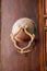 Old Handmade ottoman door knob