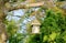 Old Hanging Bird Feeder in Forest