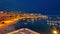 Old Harbor Of Bisceglie At Night Puglia Apulia Italy