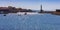 Old harbor of Chania with lighthouse, Crete, Greece