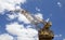 Old harbor crane in Puerto Madero in Buenos Aires, Argentina