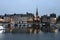 Old harbor in Honfleur, France.