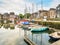 Old harbor. Honfleur, Normandy, France