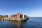 Old harbor hut in Rockport,