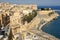 Old Harbor and Victoria gate, Valetta, Malta.