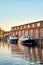 Old harbor of Wismar with fishing boats. Baltic Sea in Mecklenburg Vorpommern. Germany