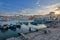 Old Harbour Of Bisceglie At Sunset- Puglia - Apulia - Italy