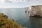 Old Harry Rocks, Chalk stacks, Swanage Dorset England