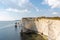 Old Harry Rocks near Studland in Dorset. English tourist attraction