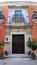 Old havana colonial building facade