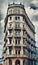 Old Havana colonial high rise building with balconies