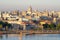 Old Havana at dawn with a view of the bay and several landmarks