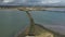 The Old Hayling Island Railway Bridge aerial footage