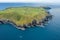 Old Head Kinsale Cork Ireland aerial amazing peninsula coast line cliffs lighthouse