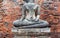 Old headless broken buddha statue at Ayutthaya Thailand