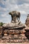 Old headless broken buddha statue at Ayutthaya Thailand