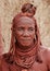 Old Himba woman, Kaokoland, Namibia
