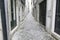 Old and historic alley in Lisbon