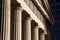 Old Historic Architecture Capitol Courthouse Round Columns Pillars