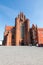 The old, historic Cathedral Basilica in Pelplin in Poland