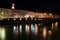 Old historic city of Salzburg in Austria by night