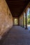 Old historic cloister in Salamanca