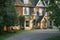 Old Historic English Vicarage with gravel drive