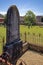 Old historic gravestone in Australian cemetery