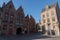 Old historic houses in Bruges, Belgium