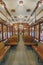 Old Historic Restored Tram Interior