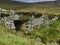 old historic ruin in the landscape of ireland