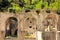 Old historic ruin in the mountains of italy